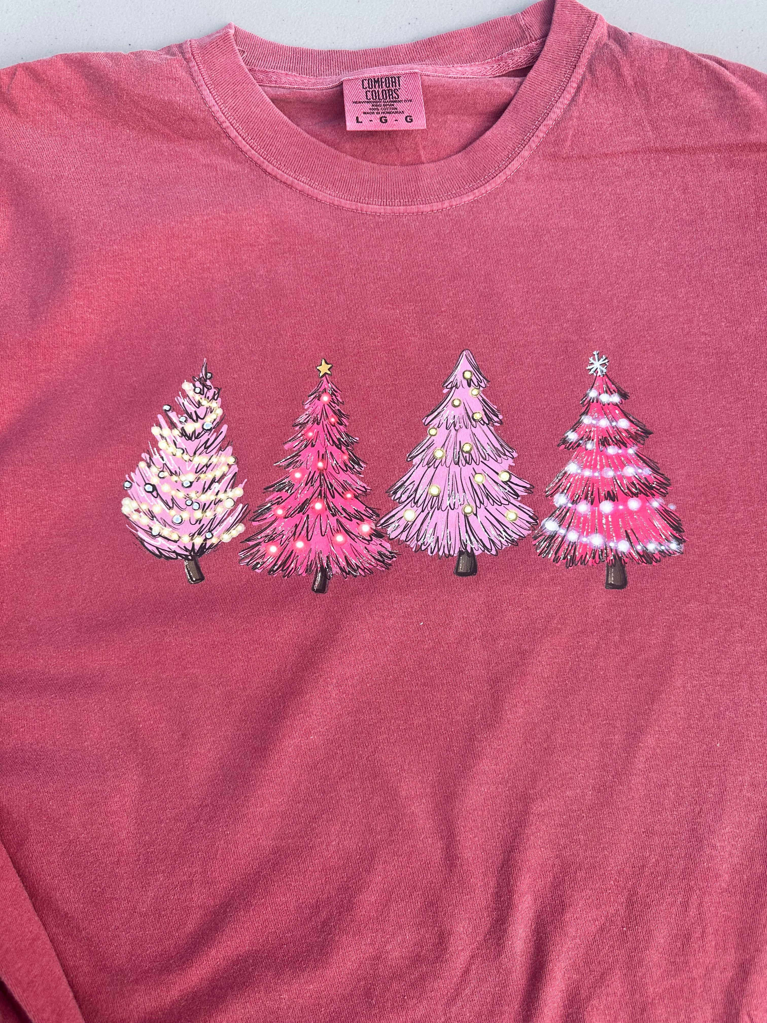 Christmas Trees Pink