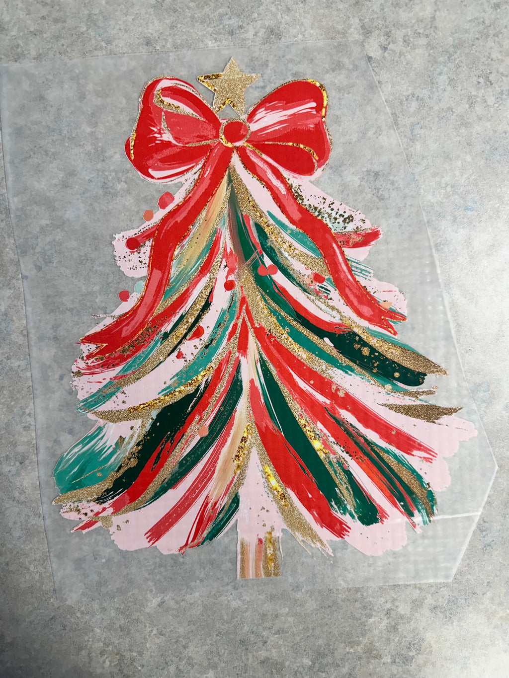 Christmas Tree Brushstroke